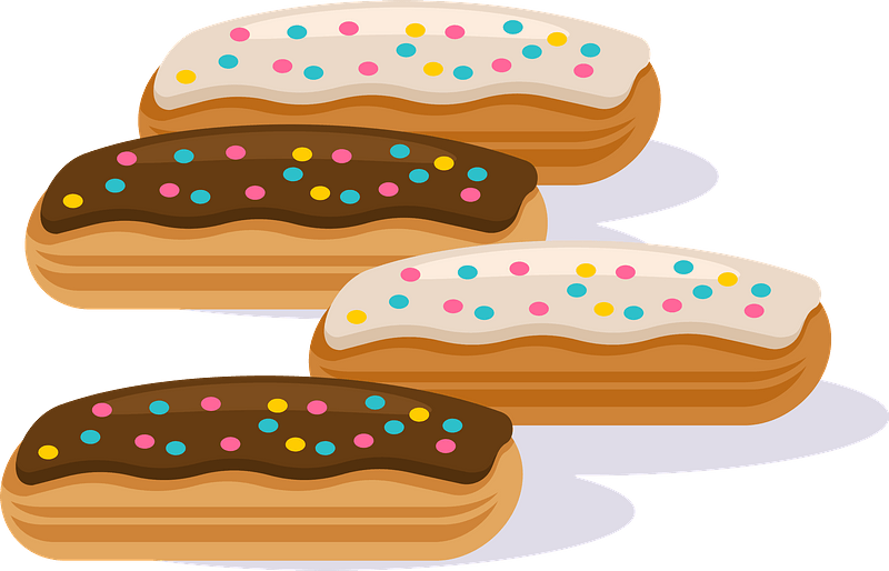 Chocolate eclairs