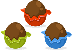 Chocolate eggs
