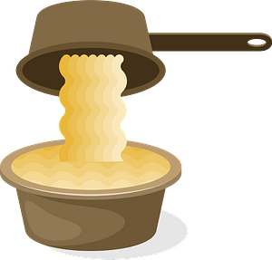 Cooking spaghetti