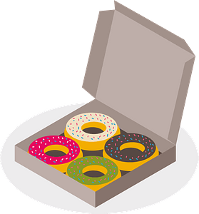 Donuts box