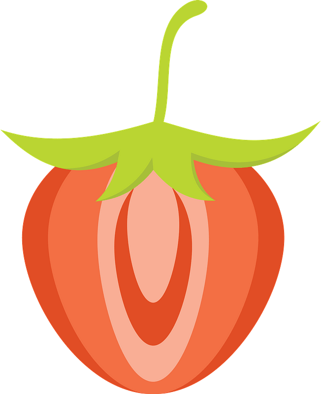 Strawberry half
