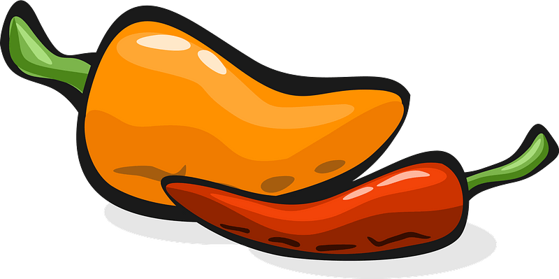 Sweet  and hot peppers