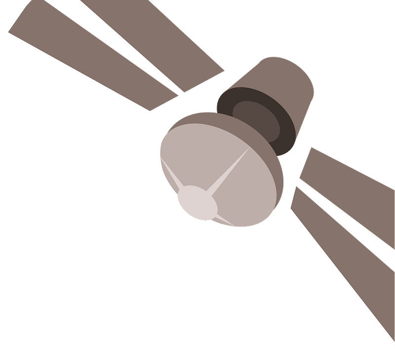 Satellite in space