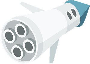 Spaceship in space