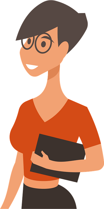 Woman with laptop