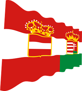 Austria Hungary wavy flag