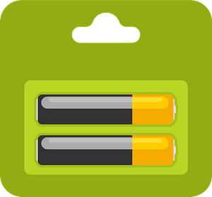 Batteries in blister