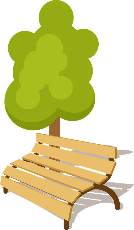 Bench under the tree