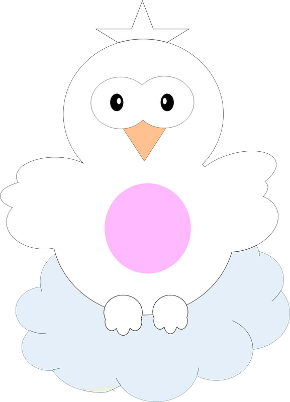 Bird on the cloud