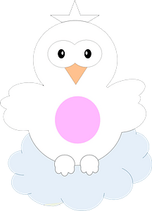 Bird on the cloud