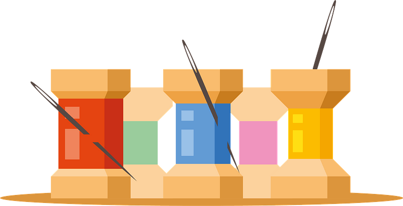 Bobbins with needles