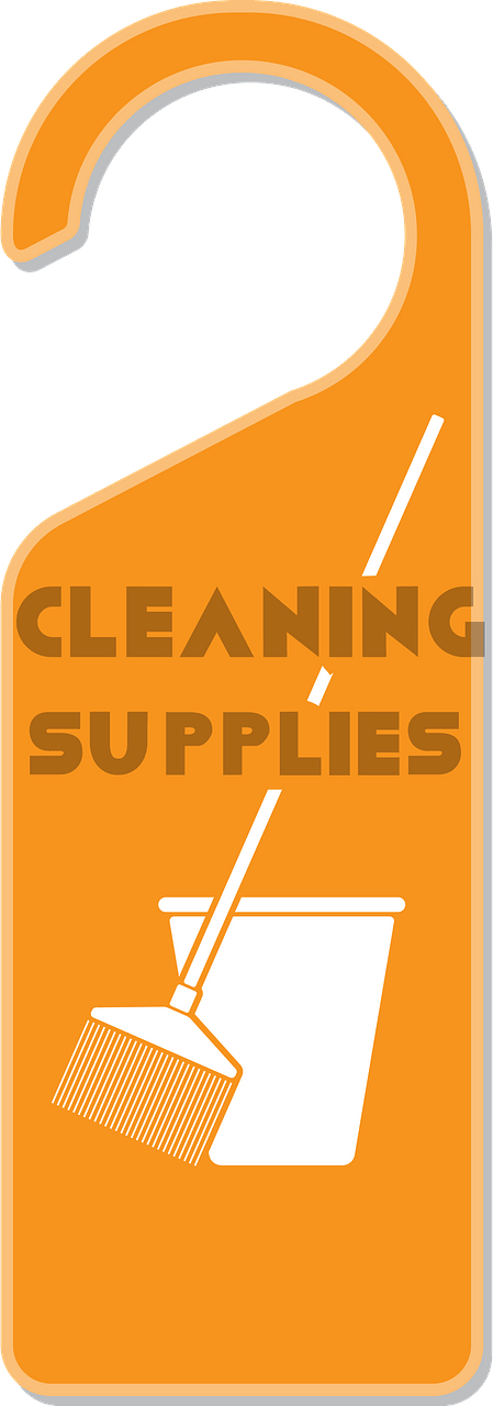 Cleaning supplies symbol