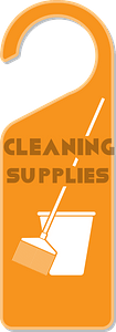 Cleaning supplies symbol