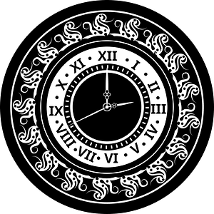 Clock roman numbers