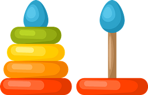 Colored toy