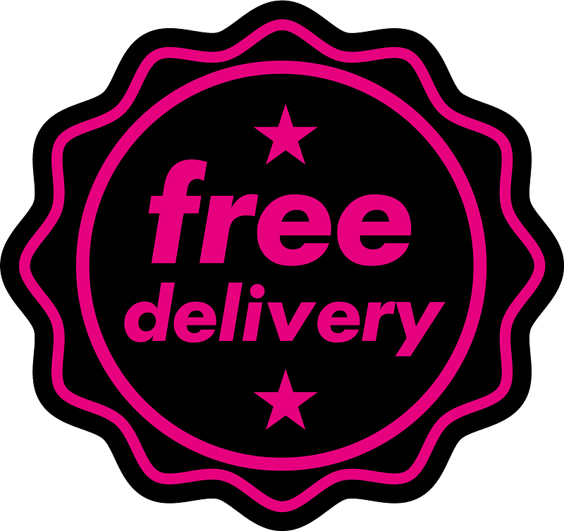 Free delivery sign