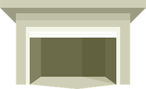 Garage in house