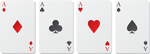 Poker of aces
