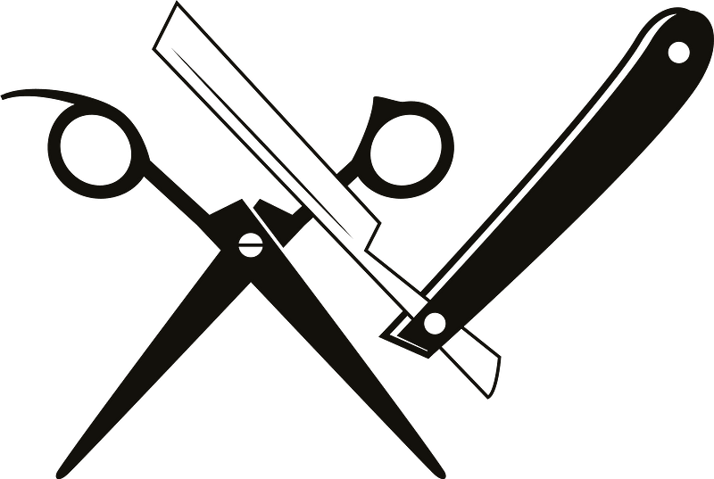 Razor and scissors