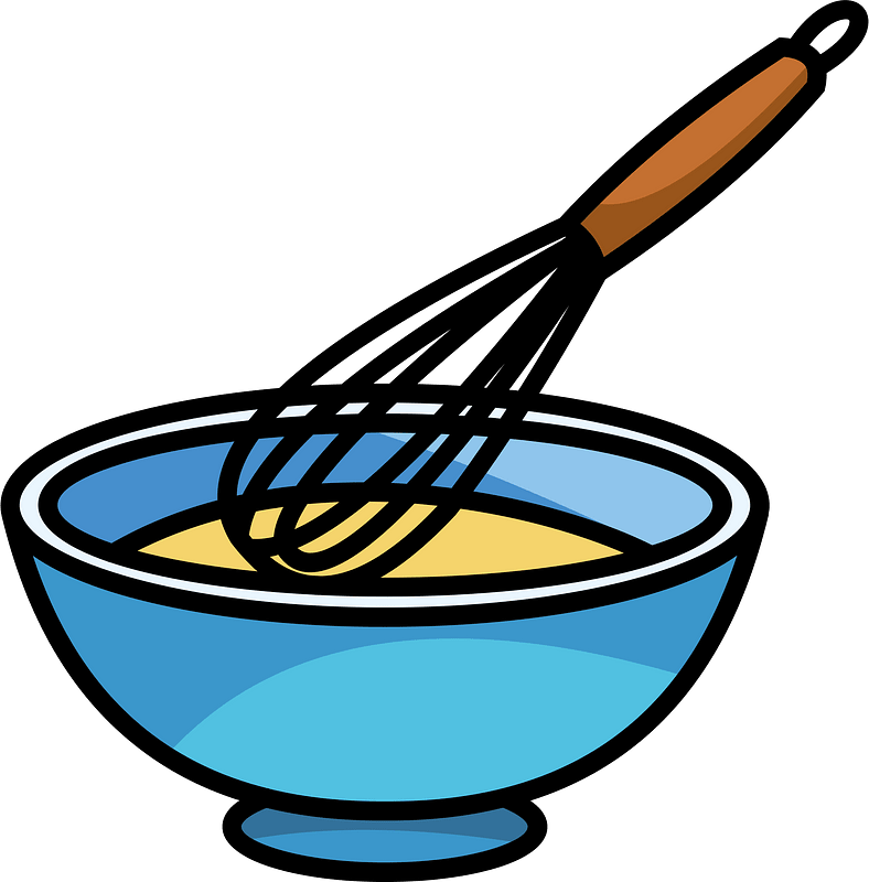 Mixing bowl and spoon