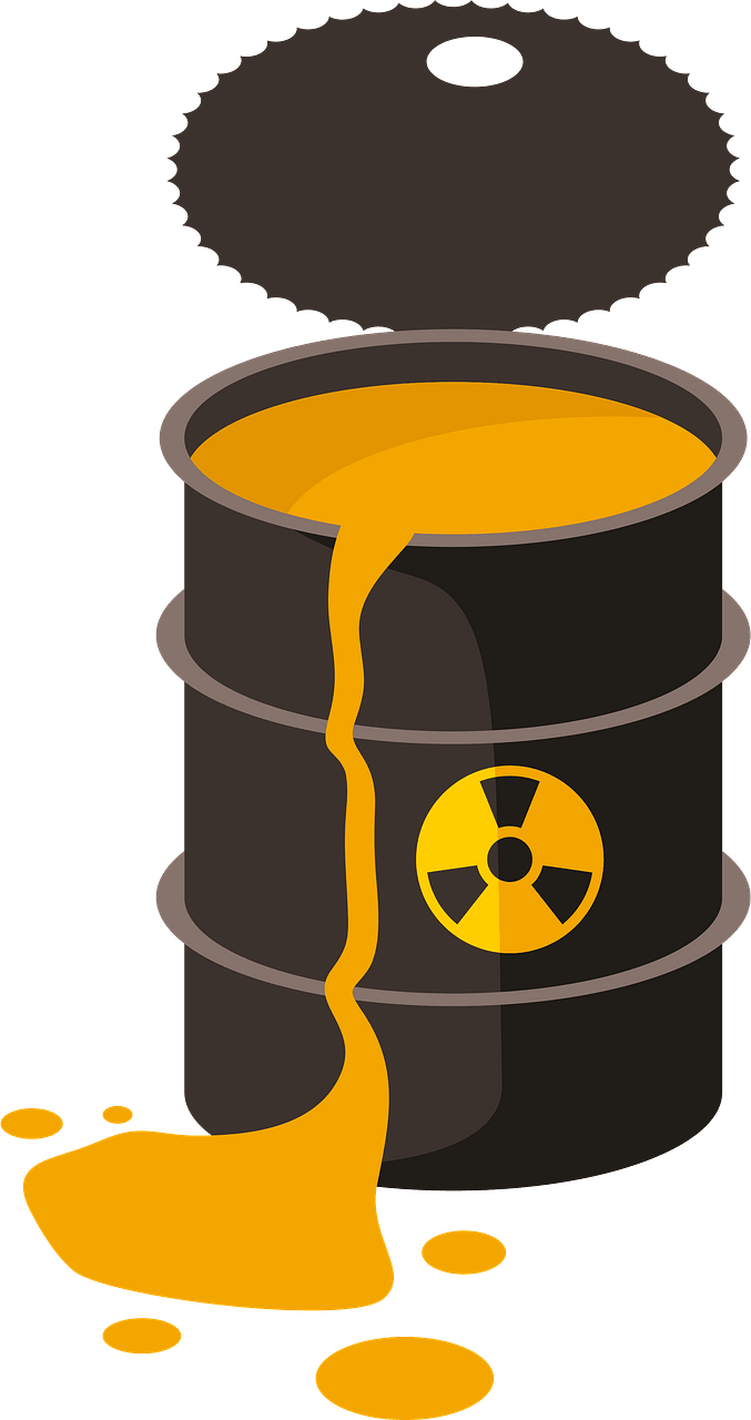 Toxic waste barrel