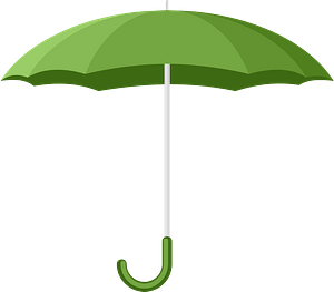 Green umbrella