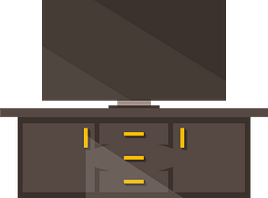 TV set cabinet