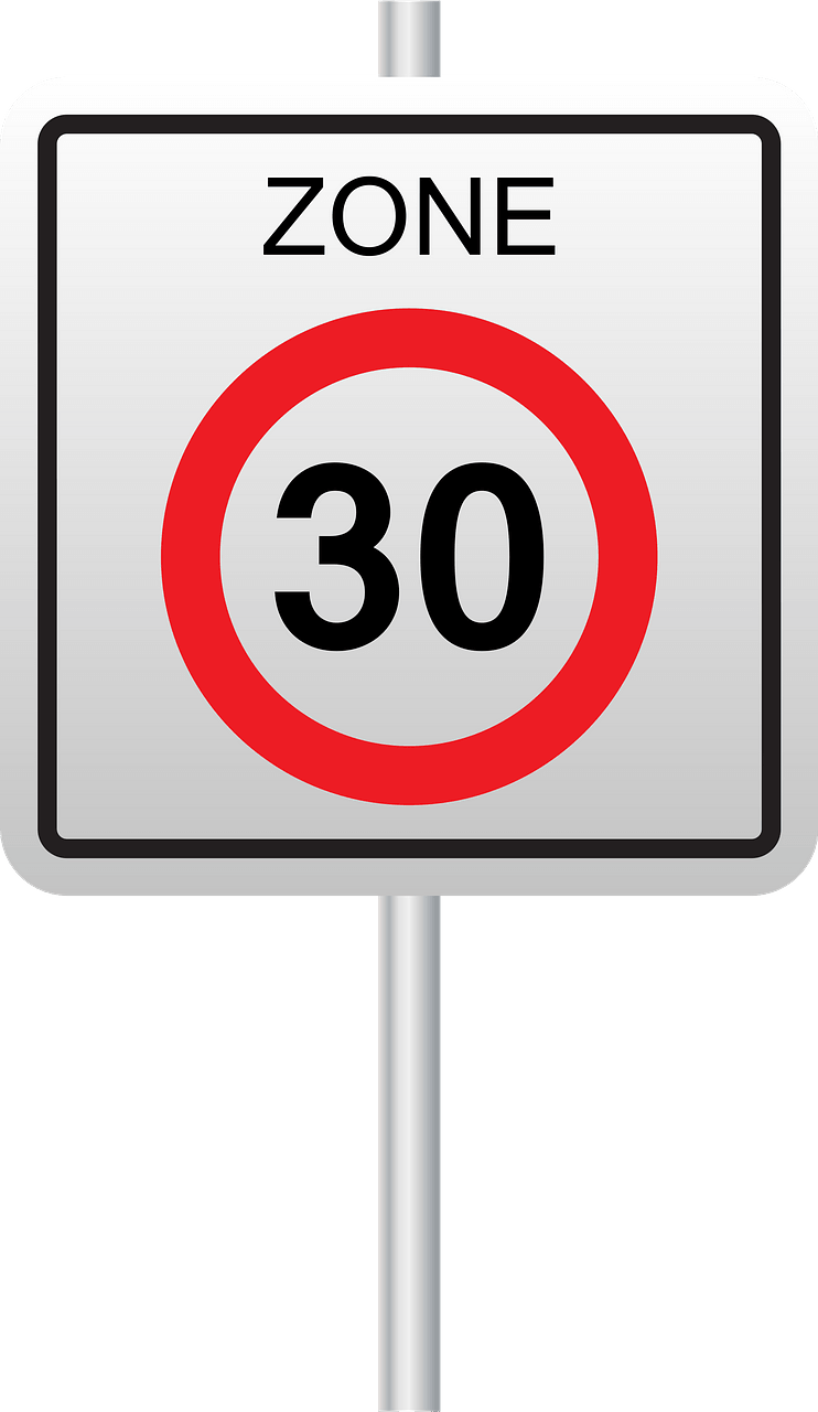 Warning sign speed