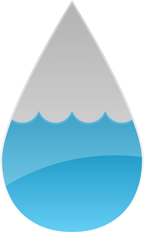 Water drop symbol