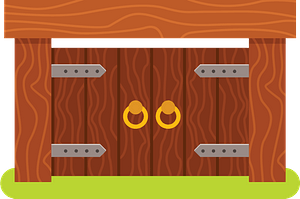 Wooden gate