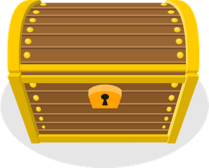 Yellow treasure chest