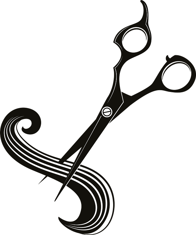 Scissors cut hair - Free vector clipart images on creazilla.com