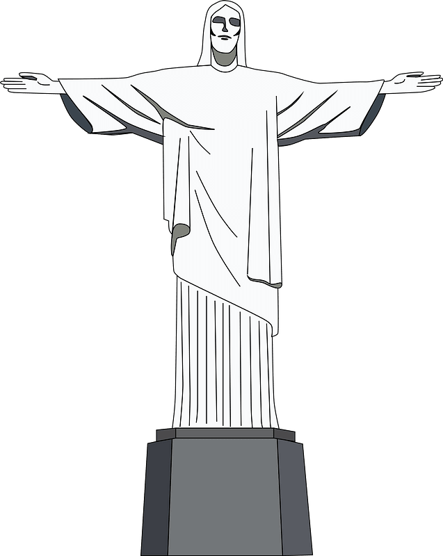 Cristo Redentor - Imagens de clipart vetorial gratuitas em creazilla.com