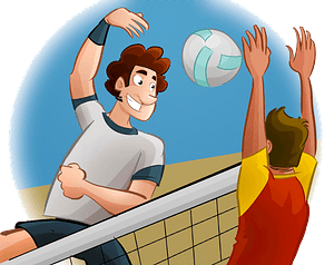 Volleyball match