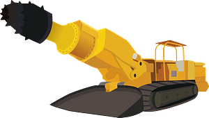 Roadheader machine