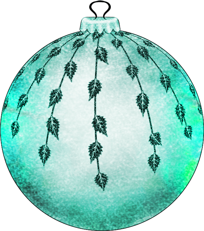 Scrapbook Christmas ball