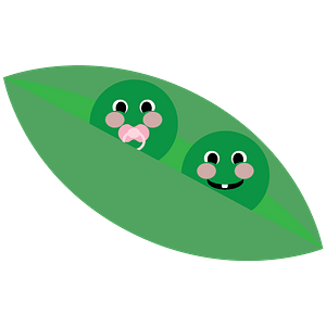 Baby peas in a pod