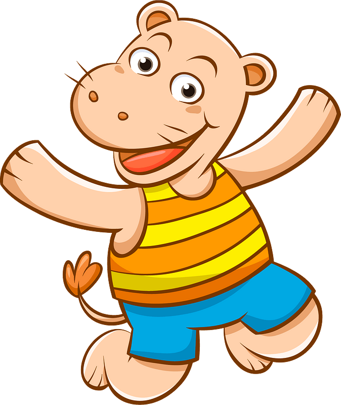 Cartoon hippo