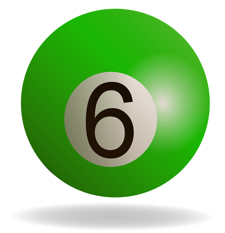 Green billiard ball