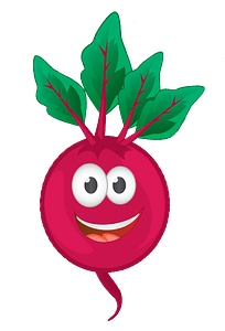 Cartoon beetroot