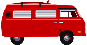 Red Vanagon