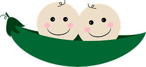 Baby peas in a pod