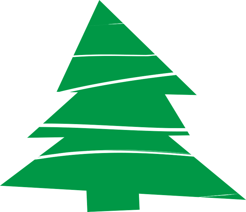 Stylized Christmas tree