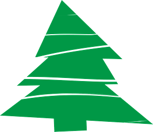 Stylized Christmas tree