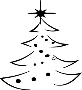 Drawn Christmas tree