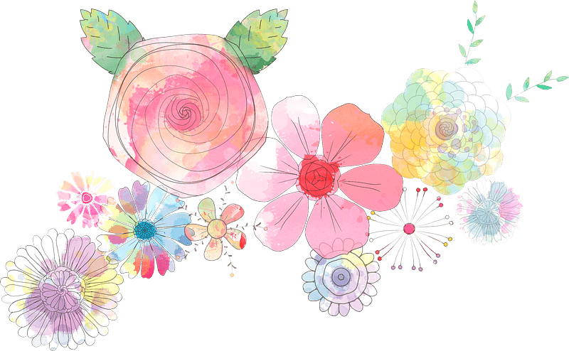 Abstract flowers