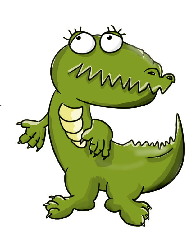 Dancing crocodile