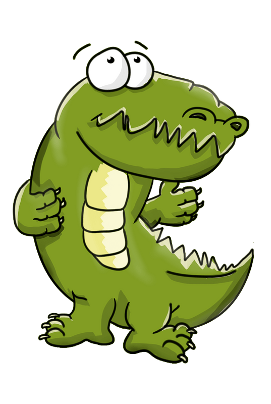 Dancing crocodile