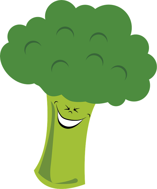 Smiling broccoli