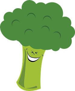 Smiling broccoli